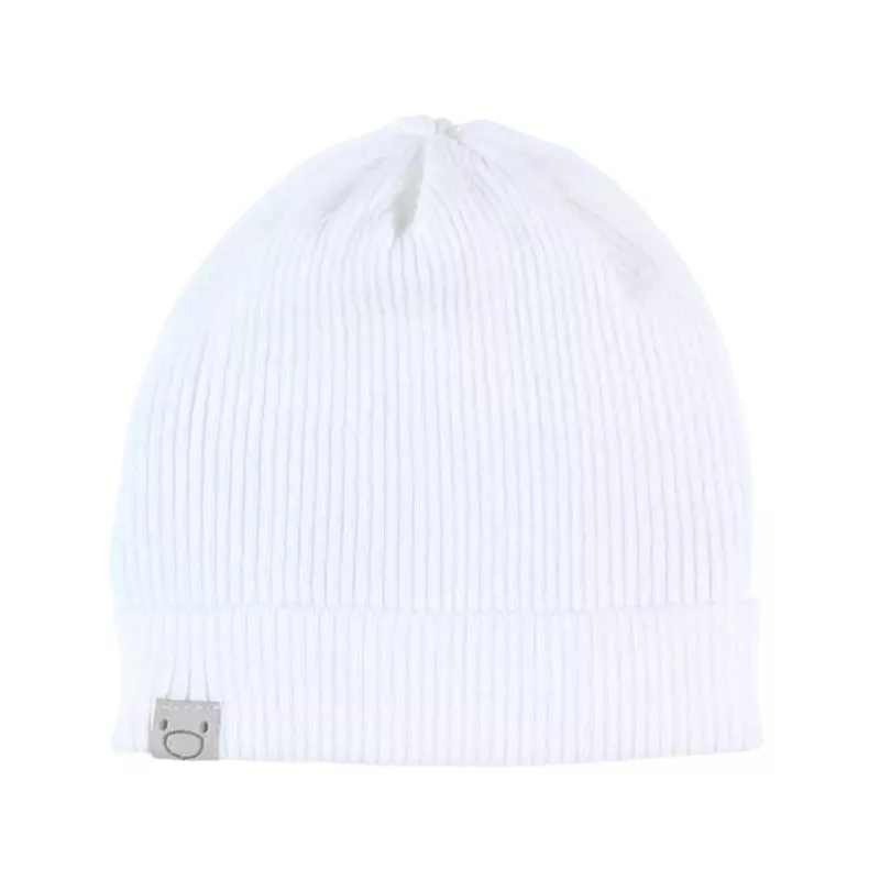 Bonnet de naissance bébé coton bio - Écru - NOUKIE’S