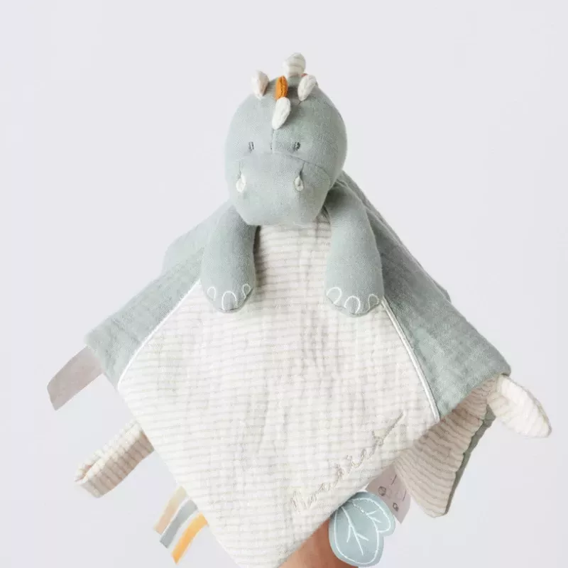 Doudou mousseline bio stégosaure Stegi - Noukie’s