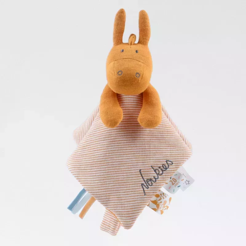 Doudou coton bio âne Paco - Noukie’s