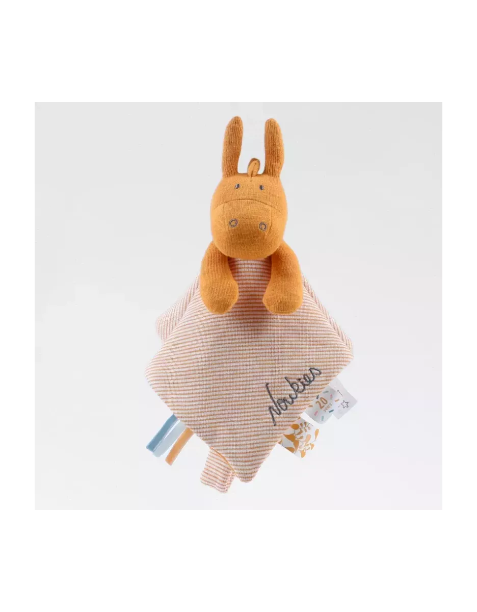 Doudou coton bio âne Paco - Noukie’s
