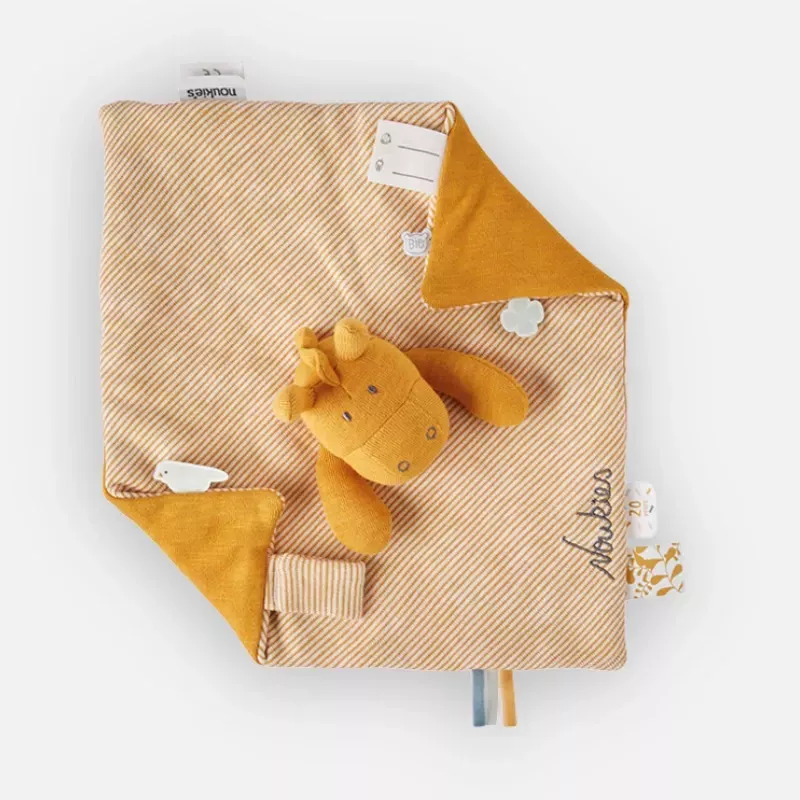 Doudou coton bio âne Paco - Noukie’s