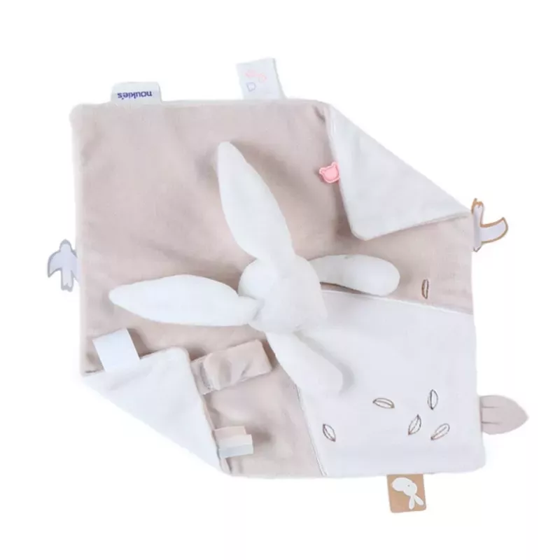 Doudou Veloudoux® lapin Snow - Noukie’s