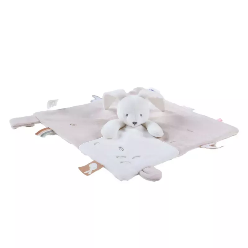Doudou Veloudoux® lapin Snow - Noukie’s