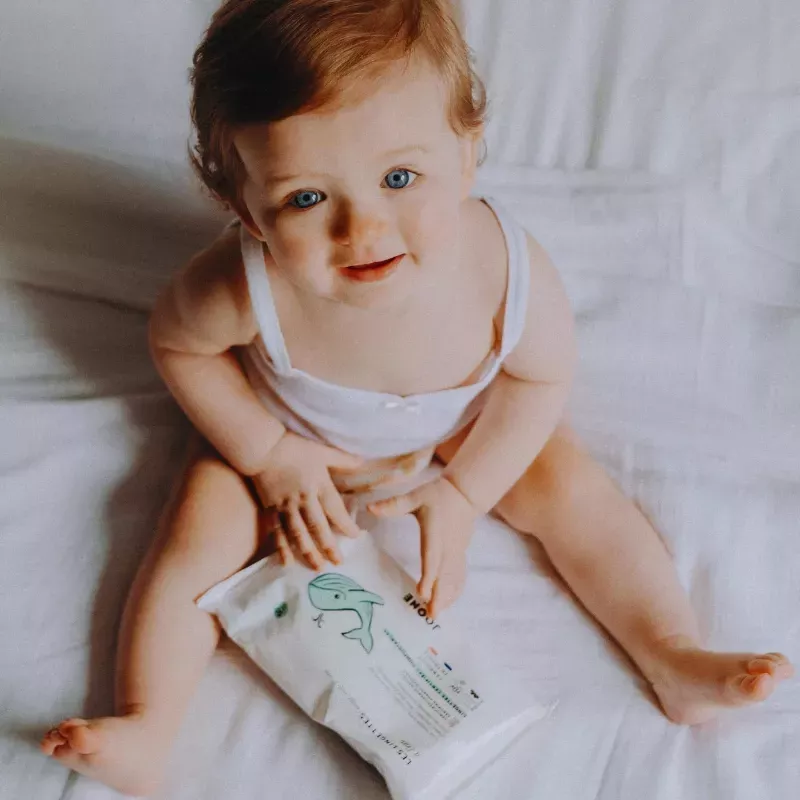 Les Lingettes à l'eau compostables x50 - Joone