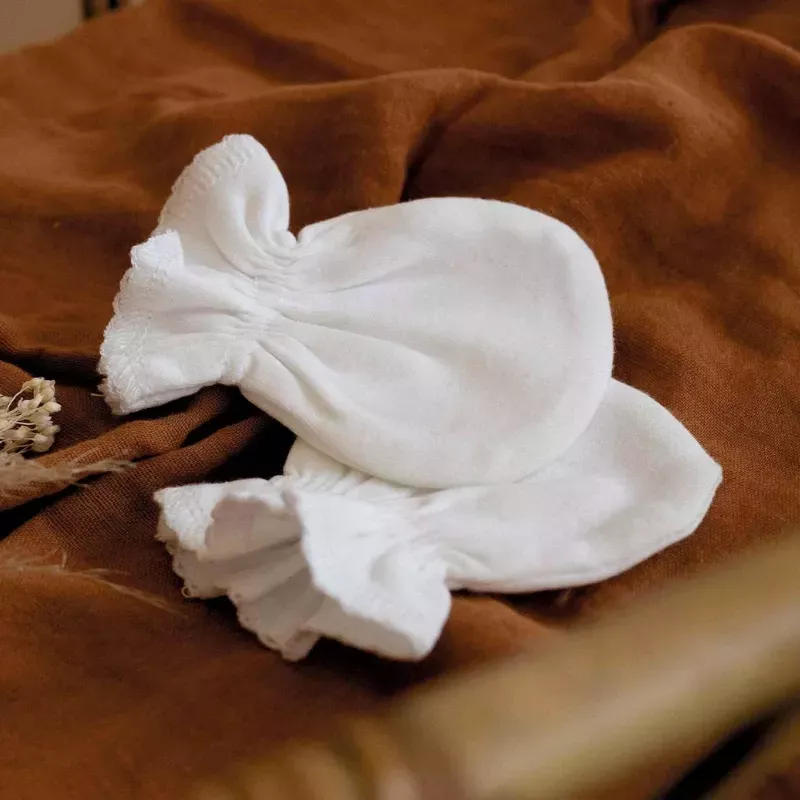 Moufles bébé anti-griffures coton - Trois Kilos Sept