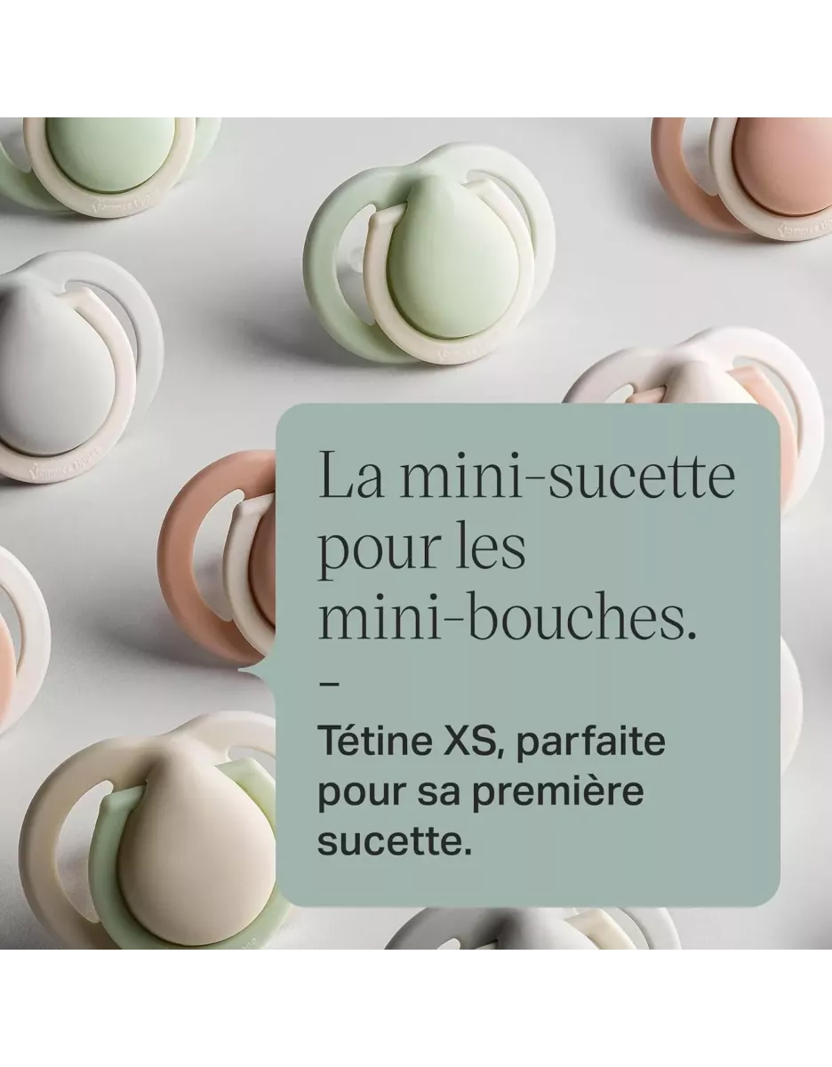 Lot de 2 sucettes nouveau-né 0 à 2 mois - Tommee Tippee