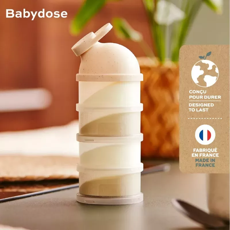 Boîte doseuse de lait en poudre Babydose - Mineral Sand - Babymoov