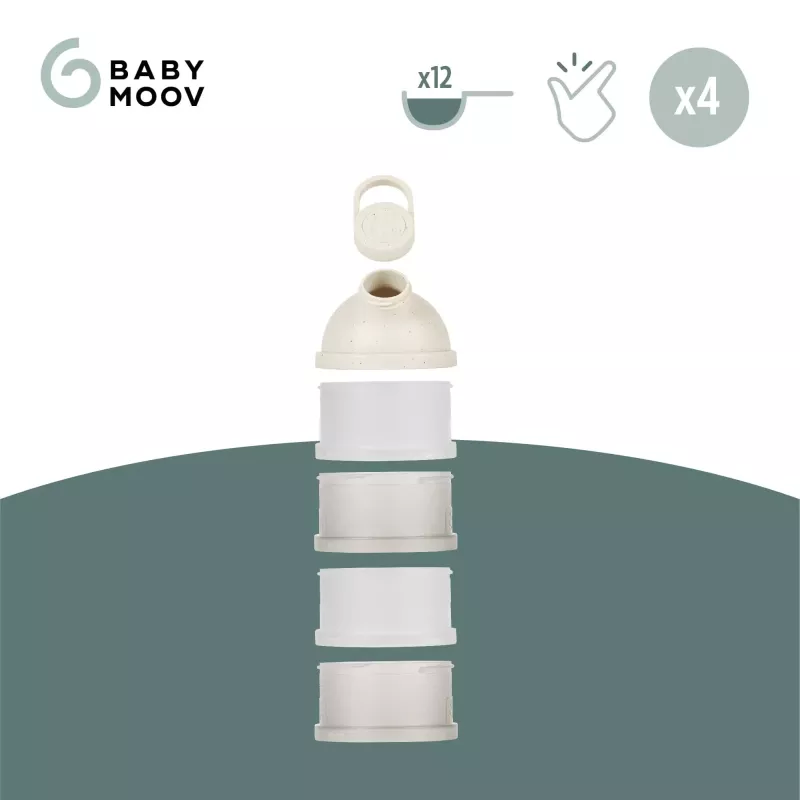 Boîte doseuse de lait en poudre Babydose - Mineral Sand - Babymoov