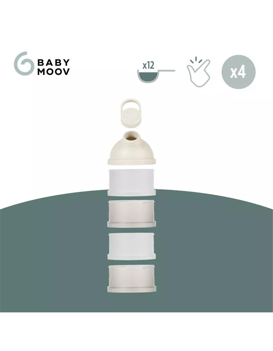 Boîte doseuse de lait en poudre Babydose - Mineral Sand - Babymoov