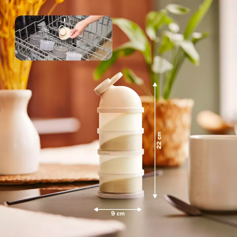 Boîte doseuse de lait en poudre Babydose - Mineral Sand - Babymoov