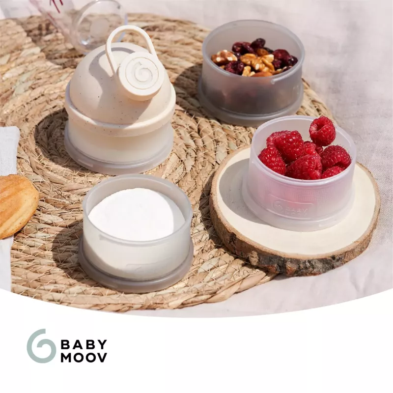 Boîte doseuse de lait en poudre Babydose - Mineral Sand - Babymoov