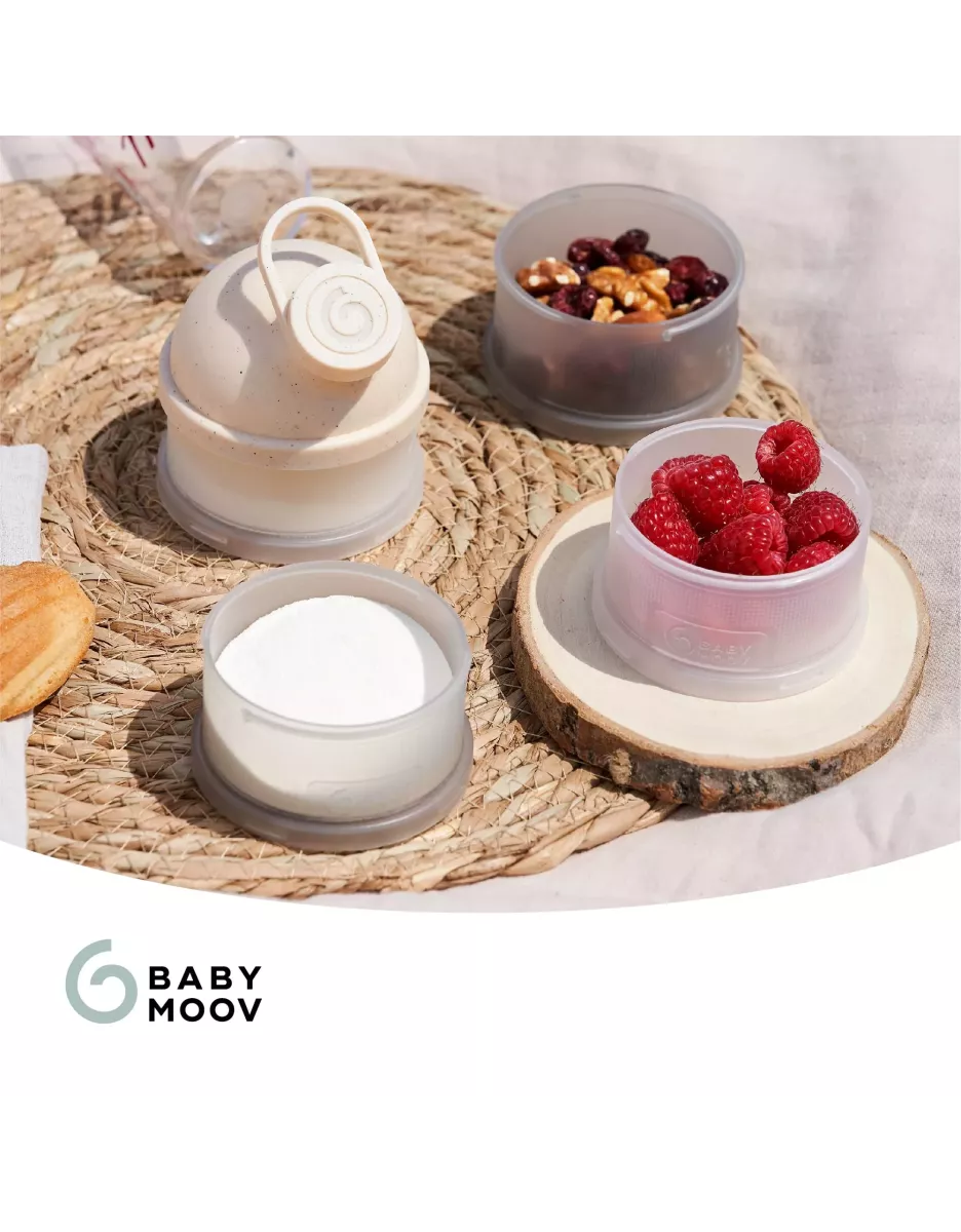Boîte doseuse de lait en poudre Babydose - Mineral Sand - Babymoov
