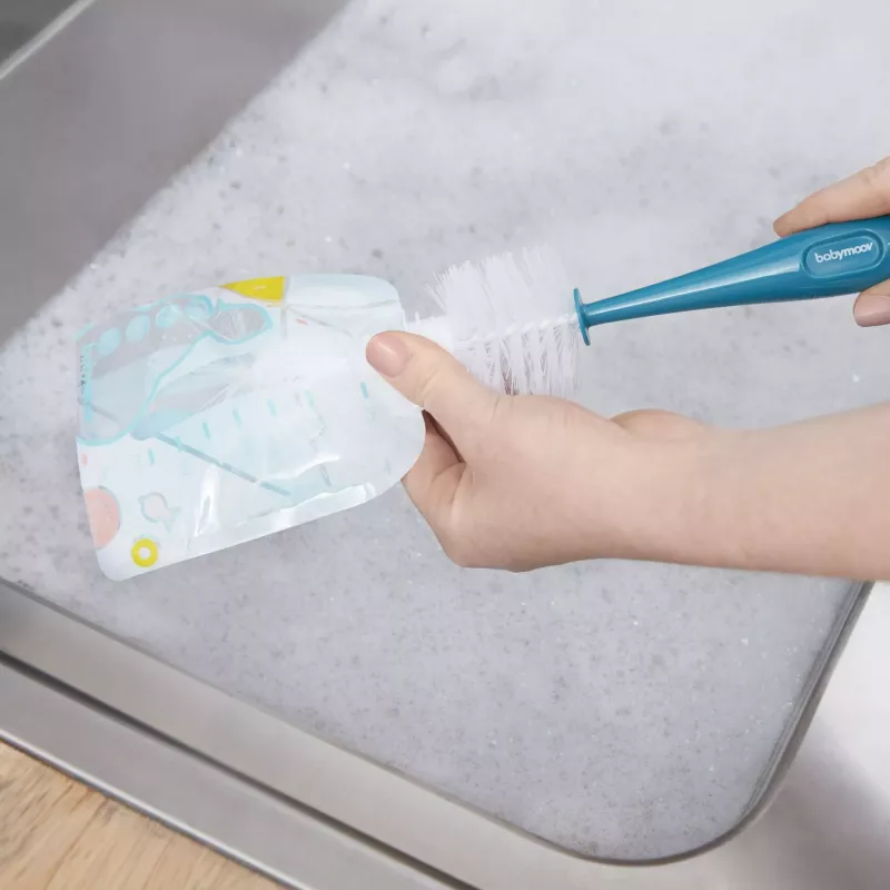 Goupillon pour biberon avec ventouse - Babymoov