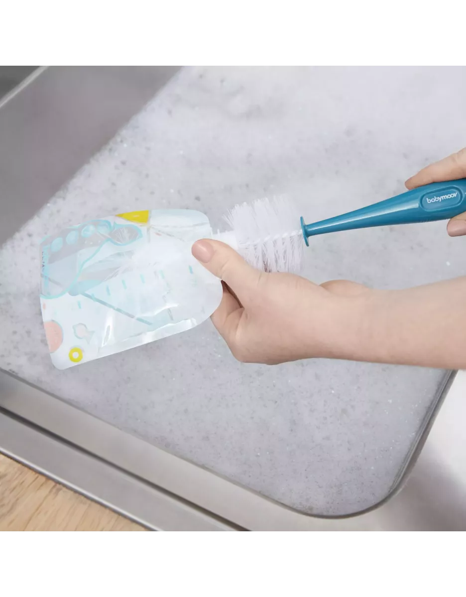 Goupillon pour biberon avec ventouse - Babymoov