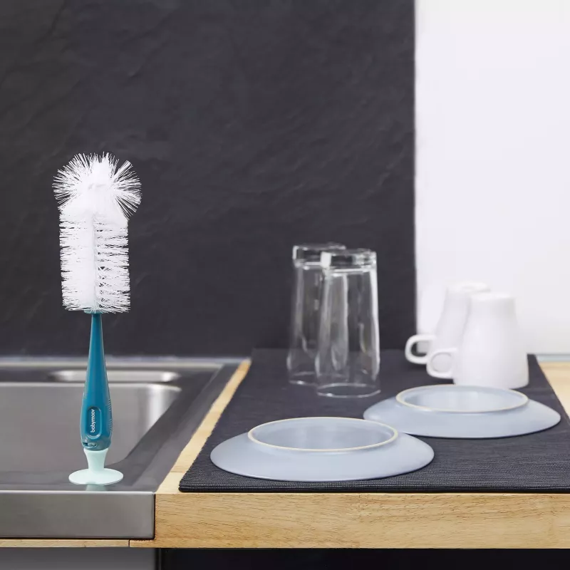 Goupillon pour biberon avec ventouse - Babymoov