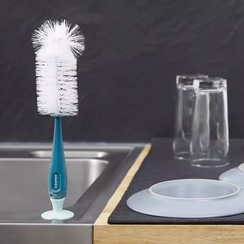 Goupillon pour biberon avec ventouse - Babymoov