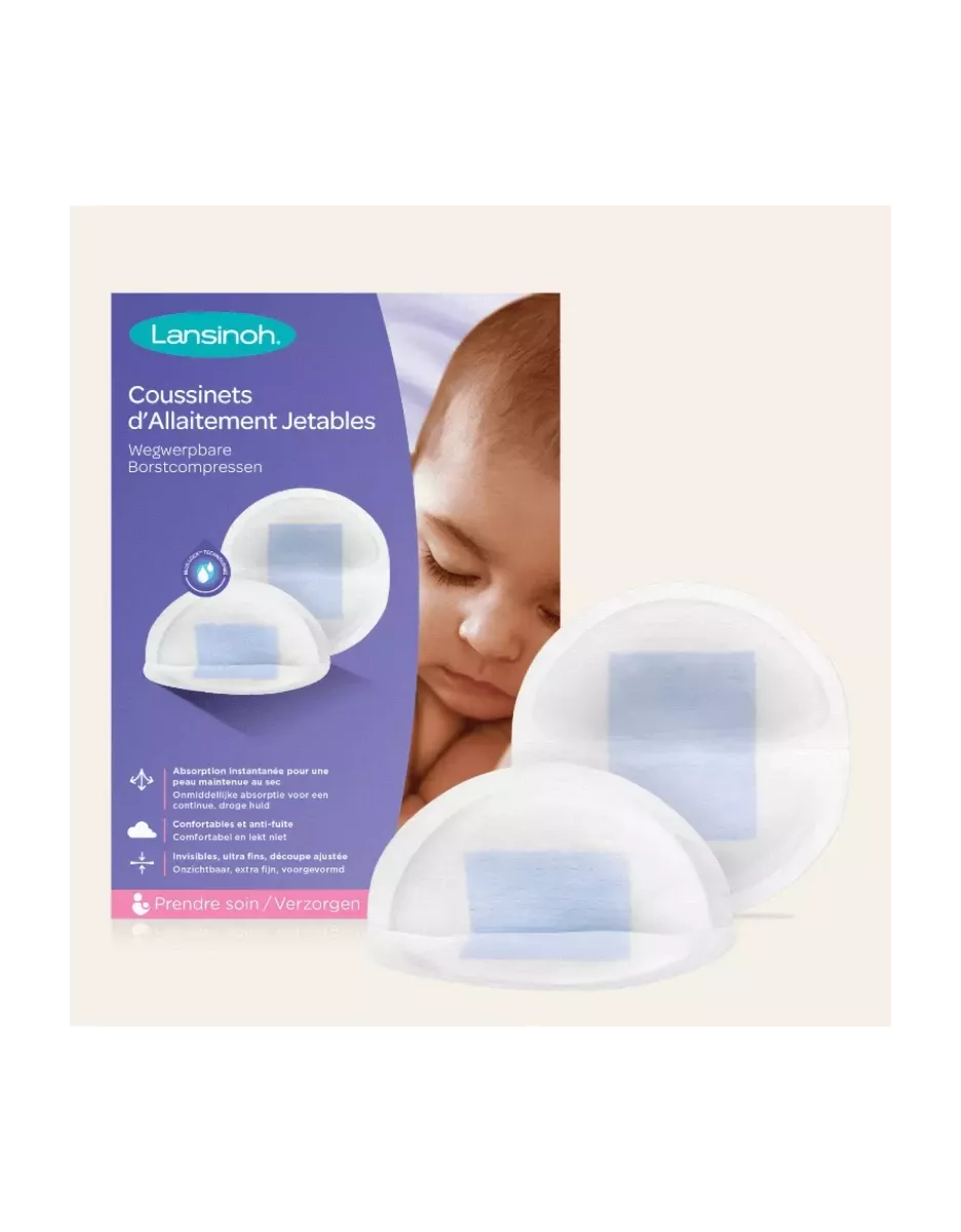 Coussinets d'allaitement jetables x60 - Lansinoh