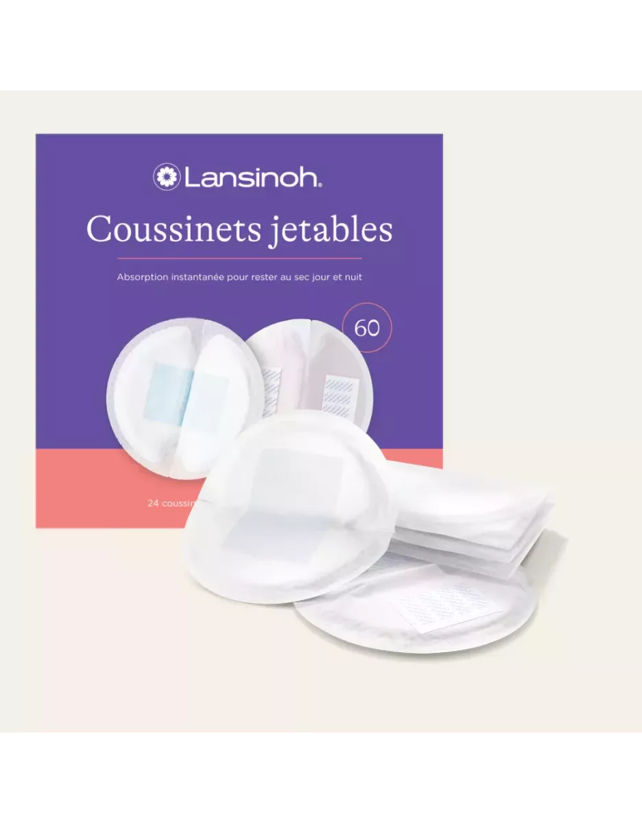 Coussinets d'allaitement jetables x60 - Lansinoh