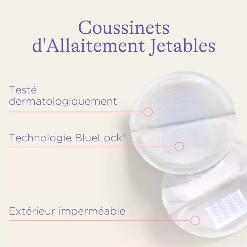 Coussinets d'allaitement jetables x60 - Lansinoh