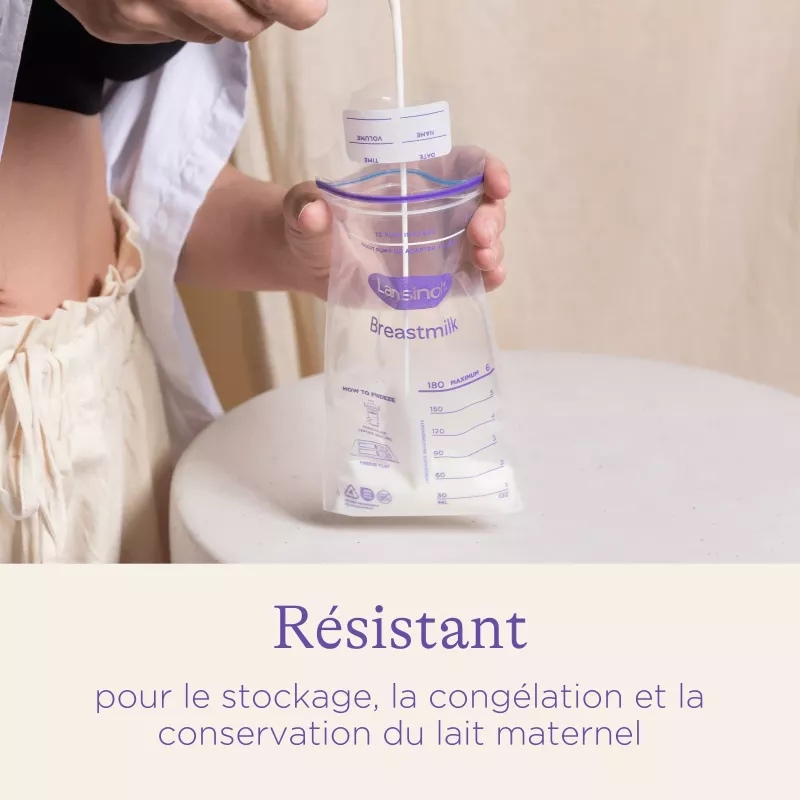 Sachets de conservation de lait maternel x25 - Lansinoh