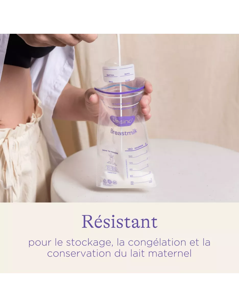 Sachets de conservation de lait maternel x25 - Lansinoh