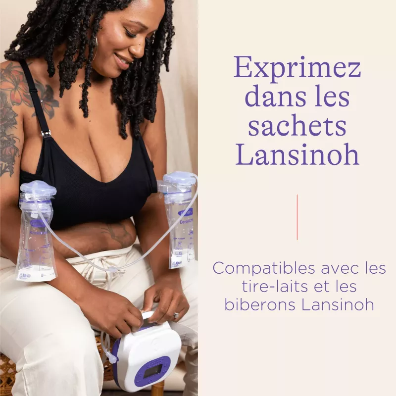 Sachets de conservation de lait maternel x25 - Lansinoh