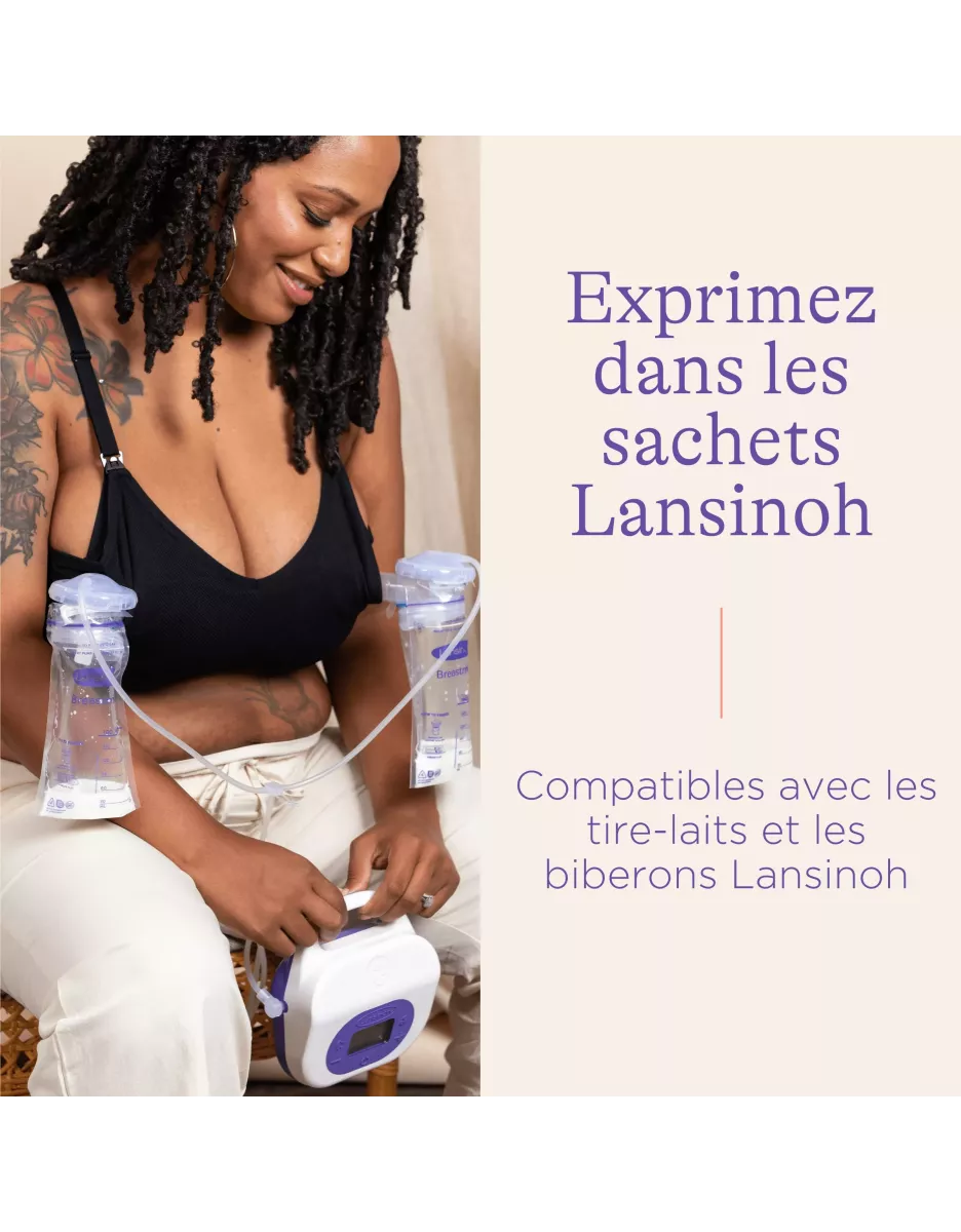 Sachets de conservation de lait maternel x25 - Lansinoh