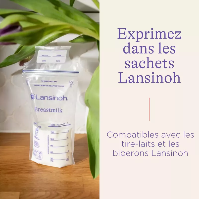 Sachets de conservation de lait maternel x25 - Lansinoh