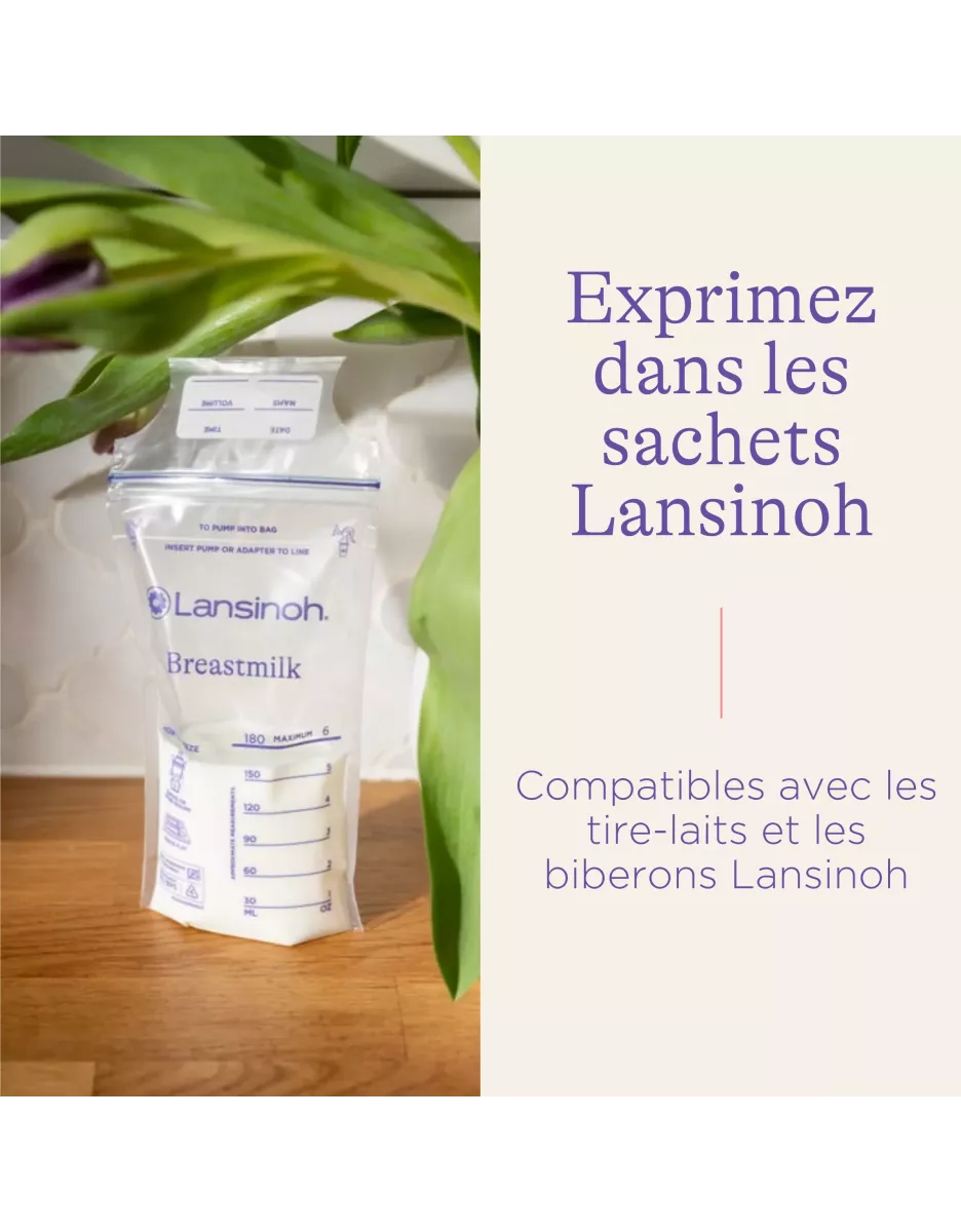 Sachets de conservation de lait maternel x25 - Lansinoh