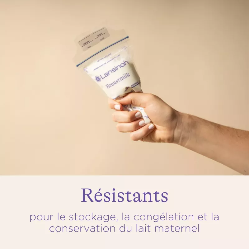 Sachets de conservation de lait maternel x25 - Lansinoh