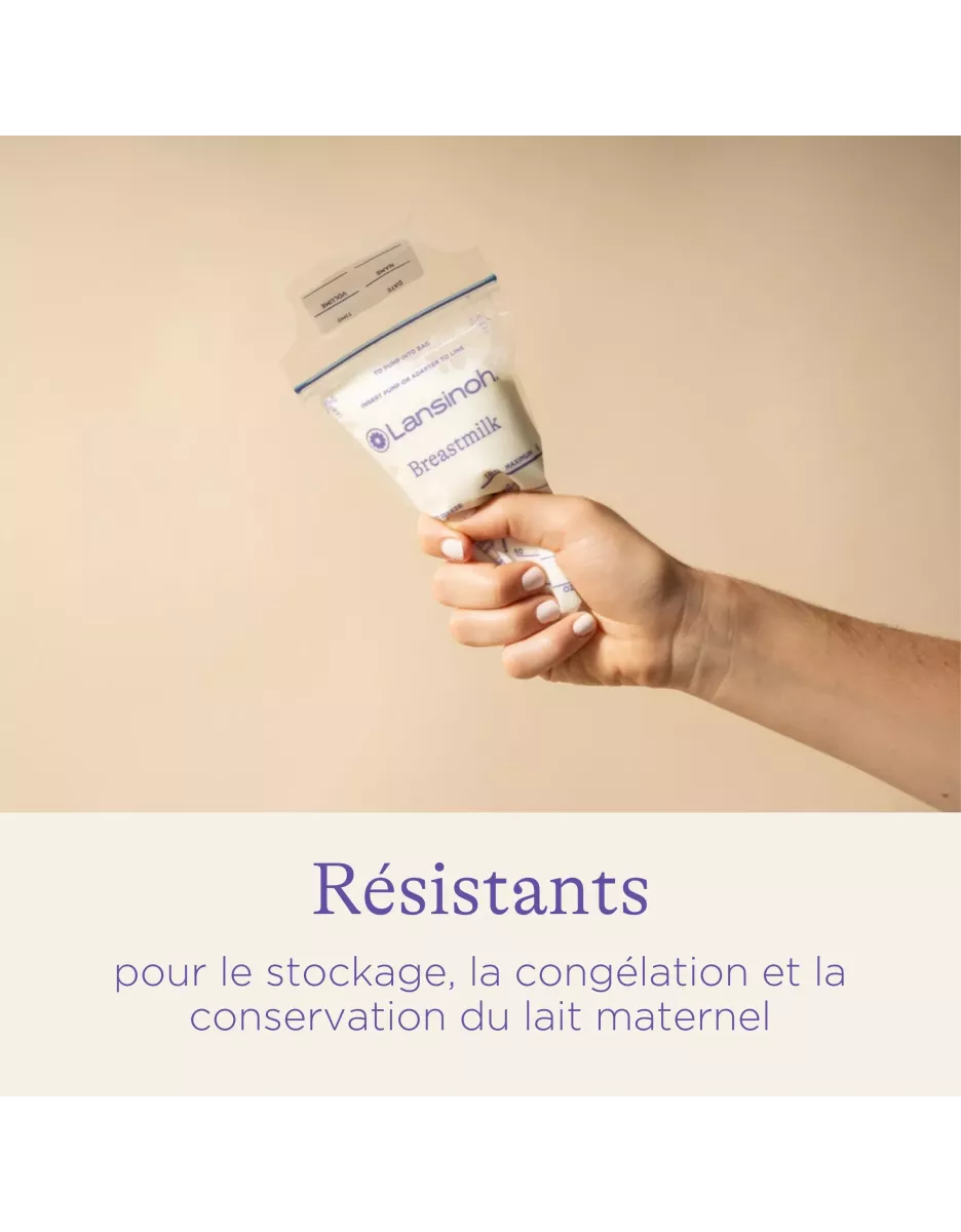 Sachets de conservation de lait maternel x25 - Lansinoh