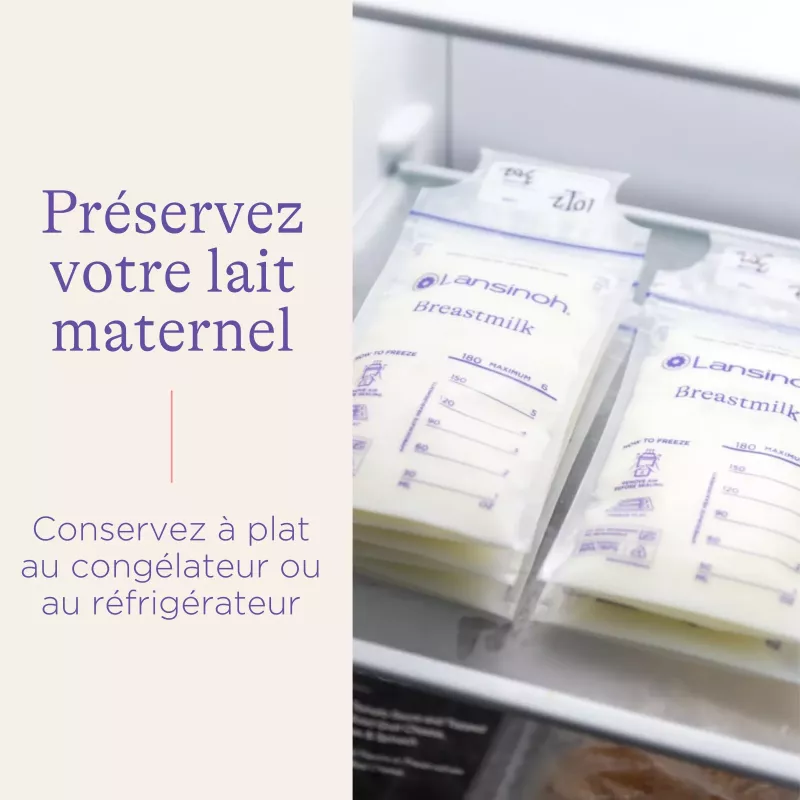 Sachets de conservation de lait maternel x25 - Lansinoh