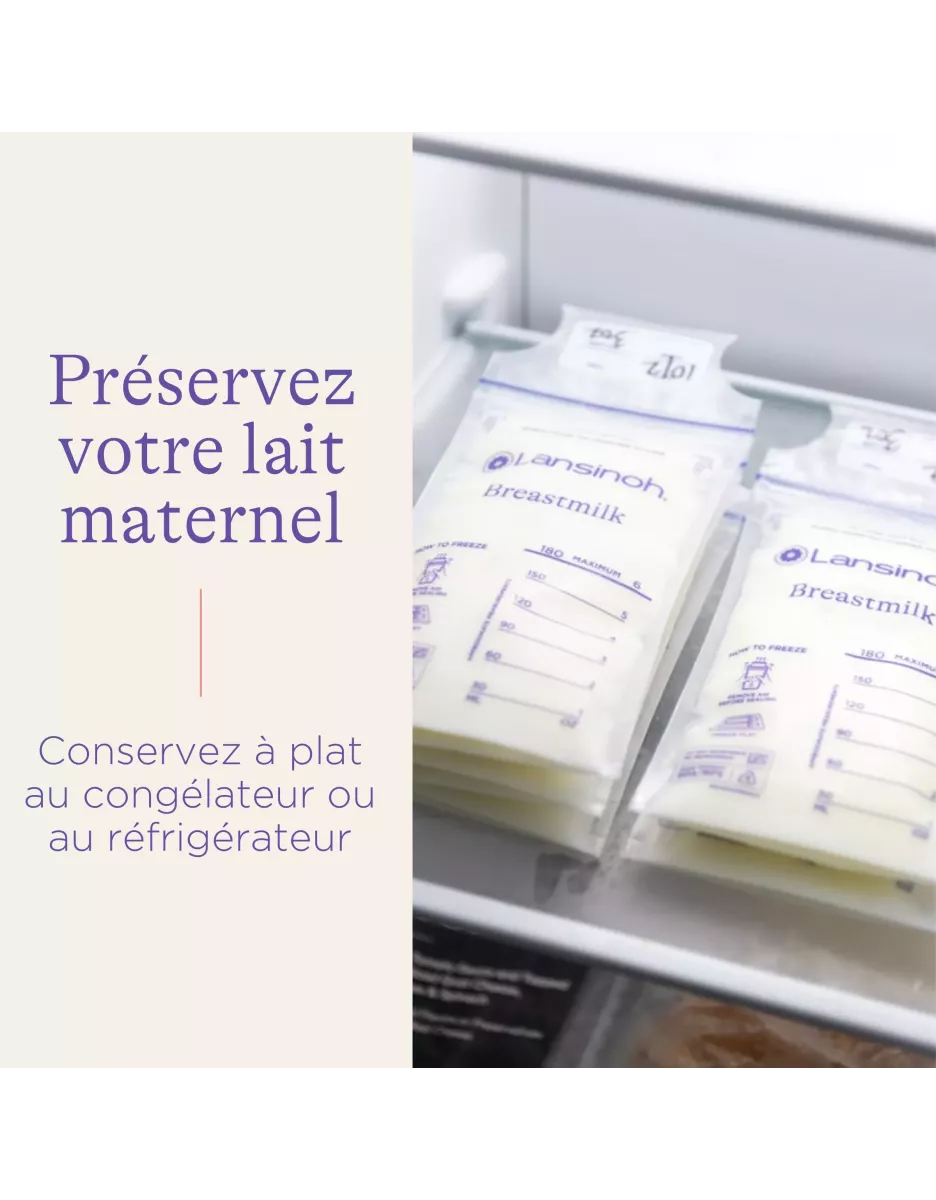 Sachets de conservation de lait maternel x25 - Lansinoh